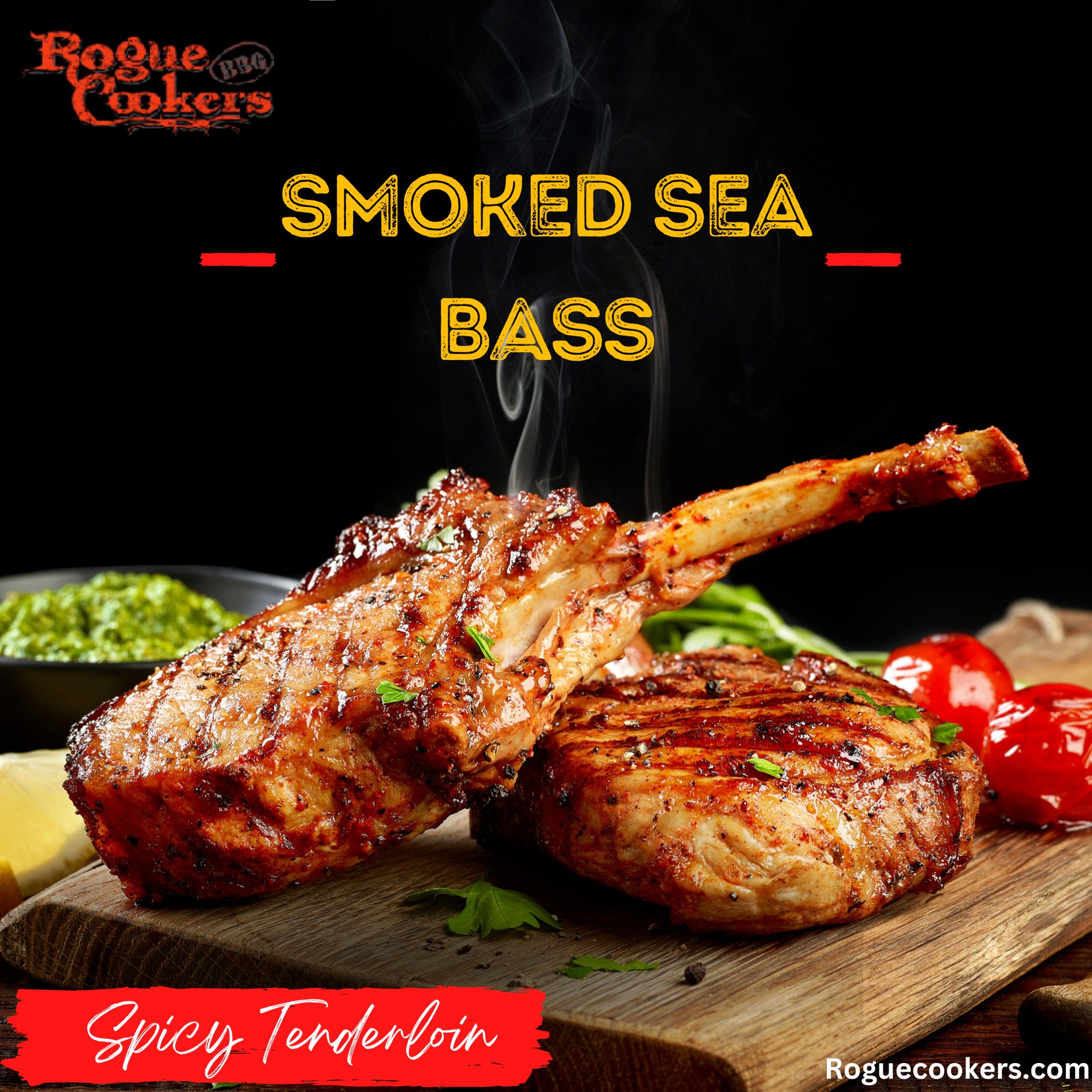 Smoked Sea Bass Recipe  Rogue Cookers - New York - New York ID1594930 2