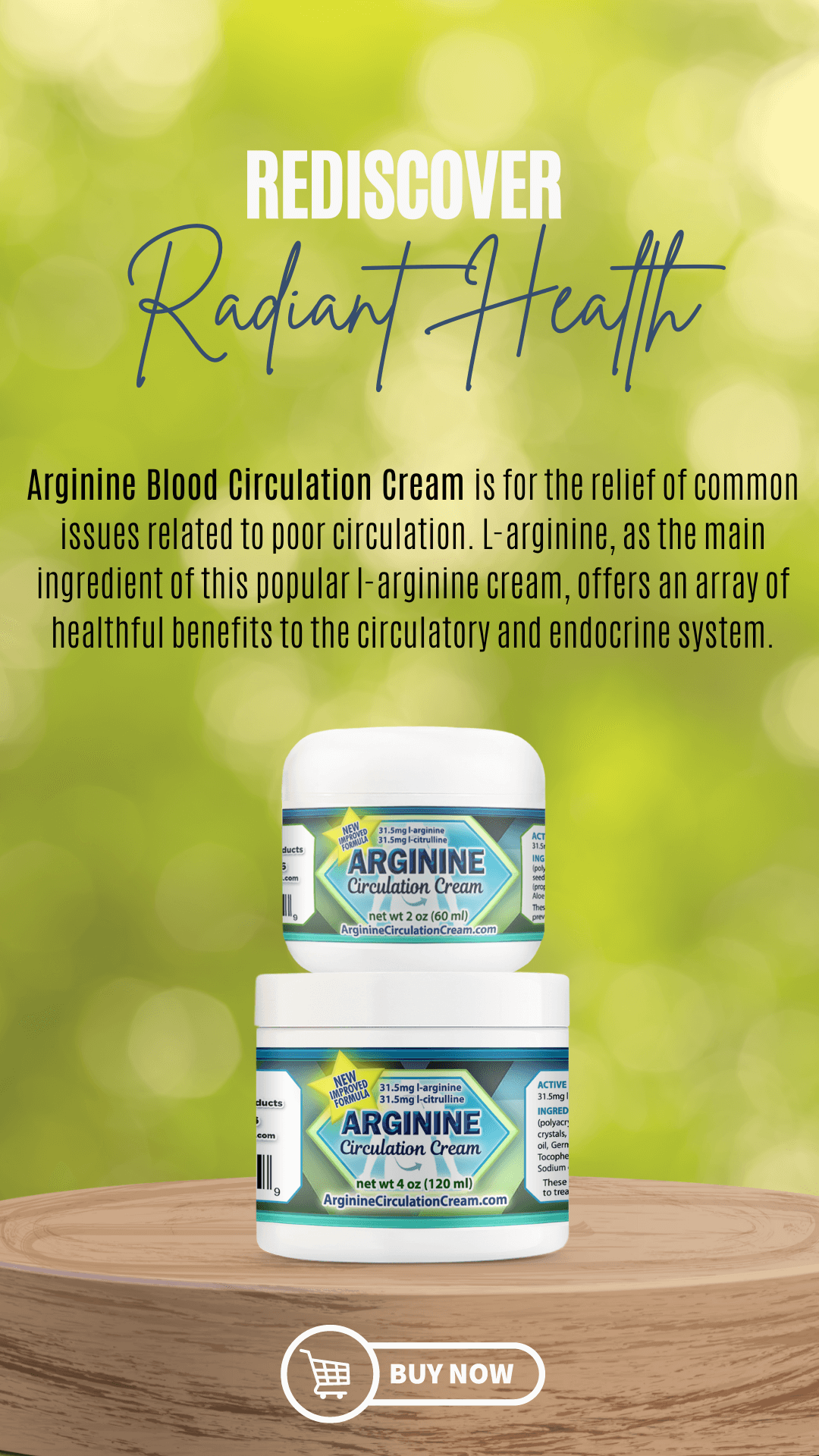 Experience the benefits of Arginine Circulation Cream! - New Hampshire - Manchester ID1546306 2