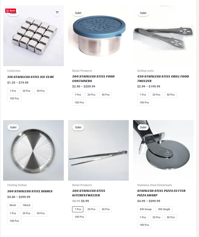 Stainless Steel Products Wholesale For Market Or Custom Desi - California - San Jose ID1614776