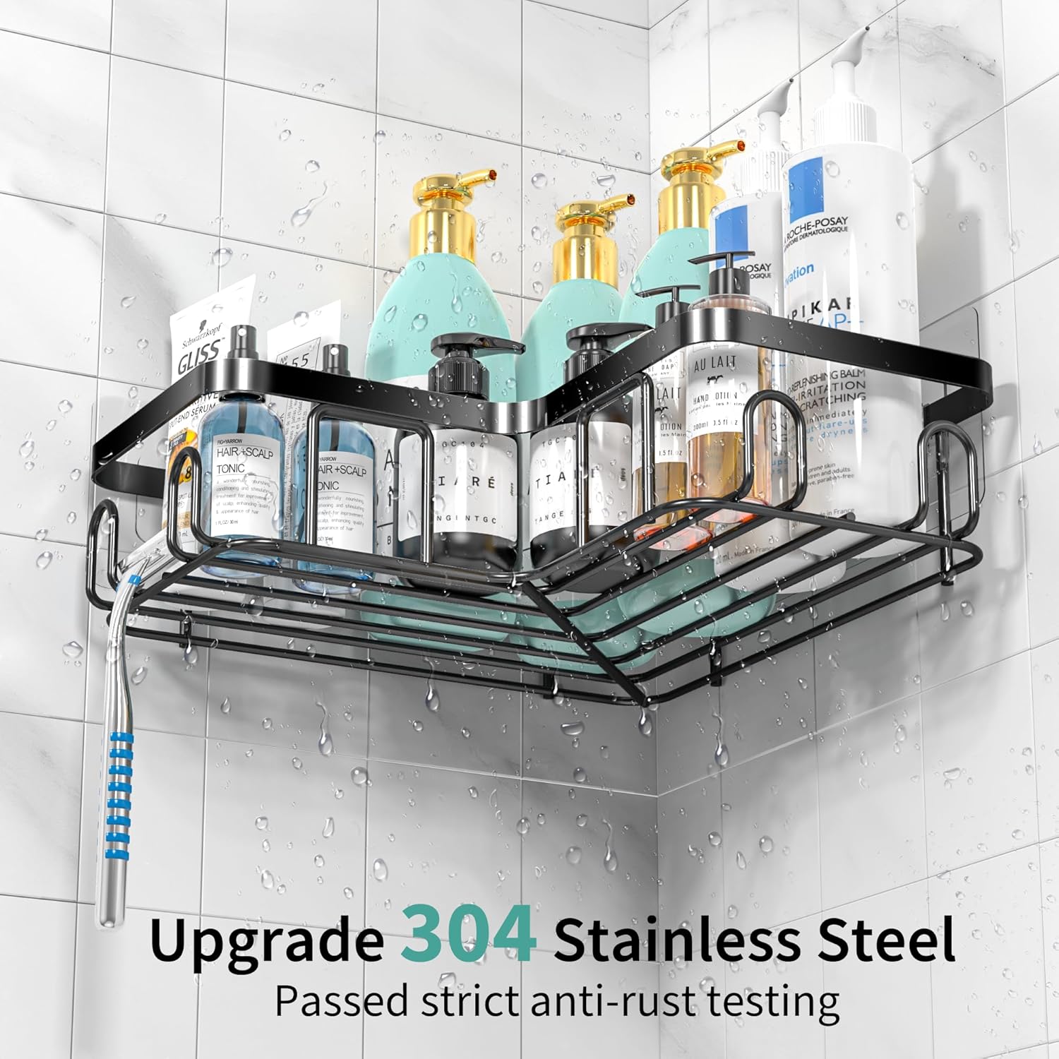 Moforoco Adhesive Corner Shower Caddy - New Jersey - Jersey City ID1593986 2
