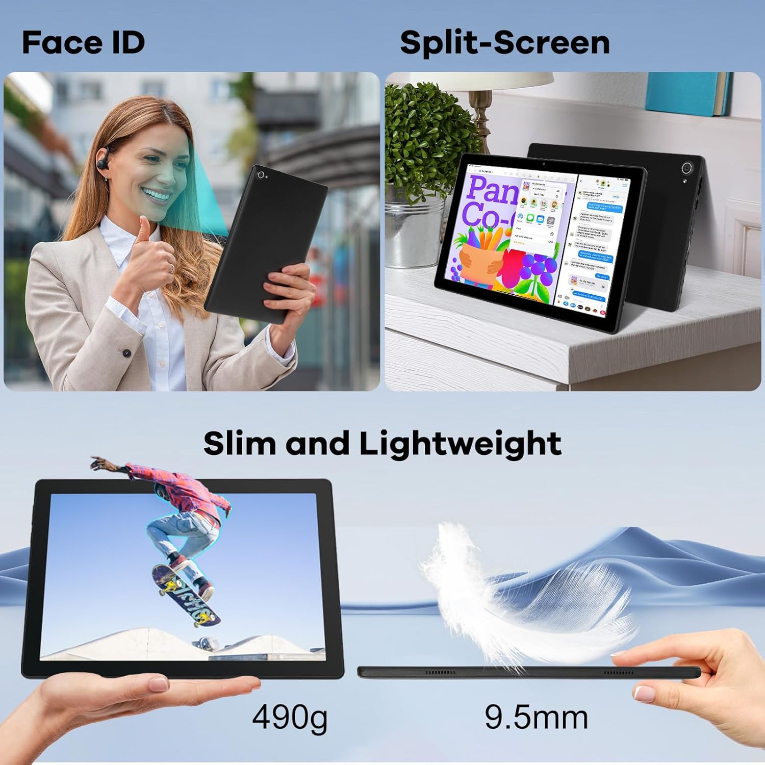 10 inch Tablet 64GB Storage Black  Android 14 Tablet - New York - Albany ID1593582 2