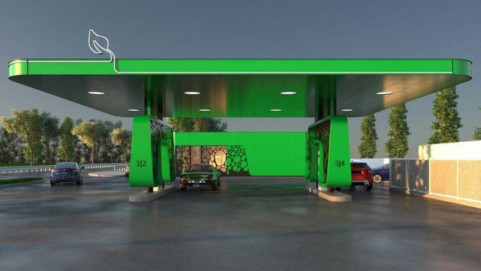 CNG Station in San Diego - California - San Diego ID1597817