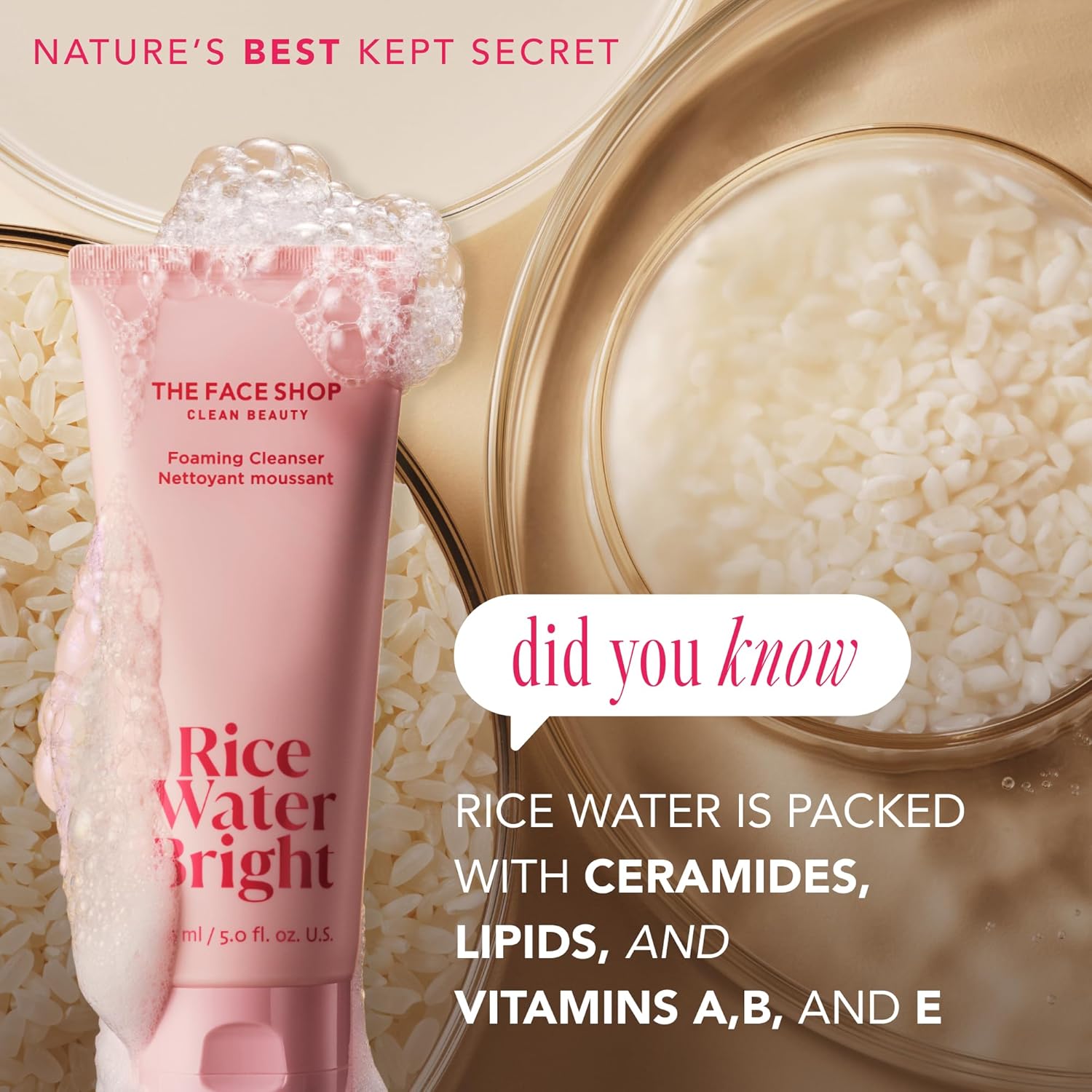 The Face Shop Rice Water Bright Foaming Facial Cleanser Revi - New York - New York ID1594998 2