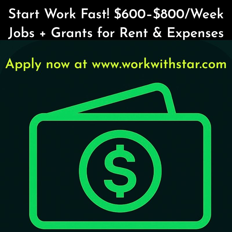 Start Work Fast! 600800Week Jobs and Grants for Rent  - California - Los Angeles ID1613319