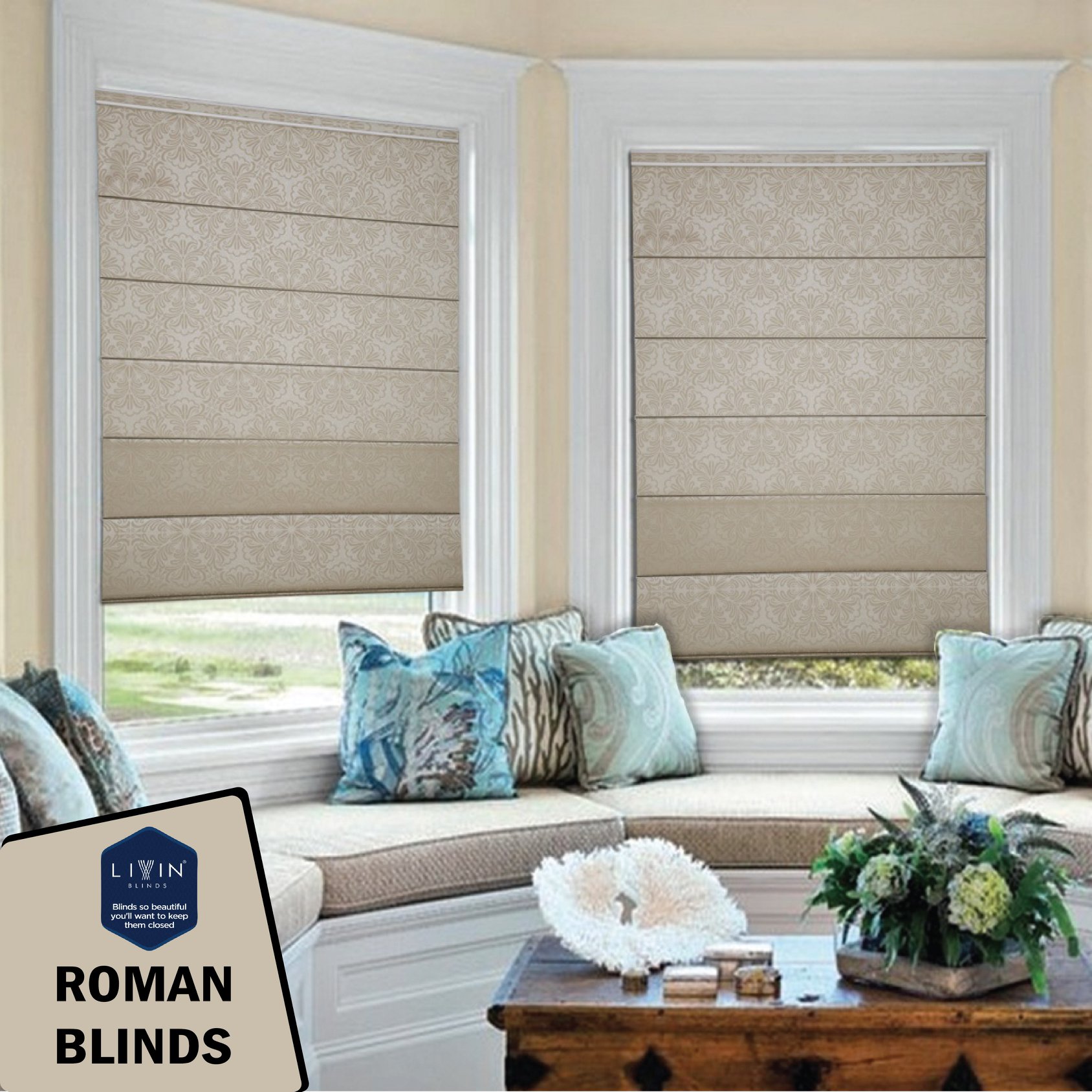 Luxury Roman Blinds from Livin - Delhi - Delhi ID1597400