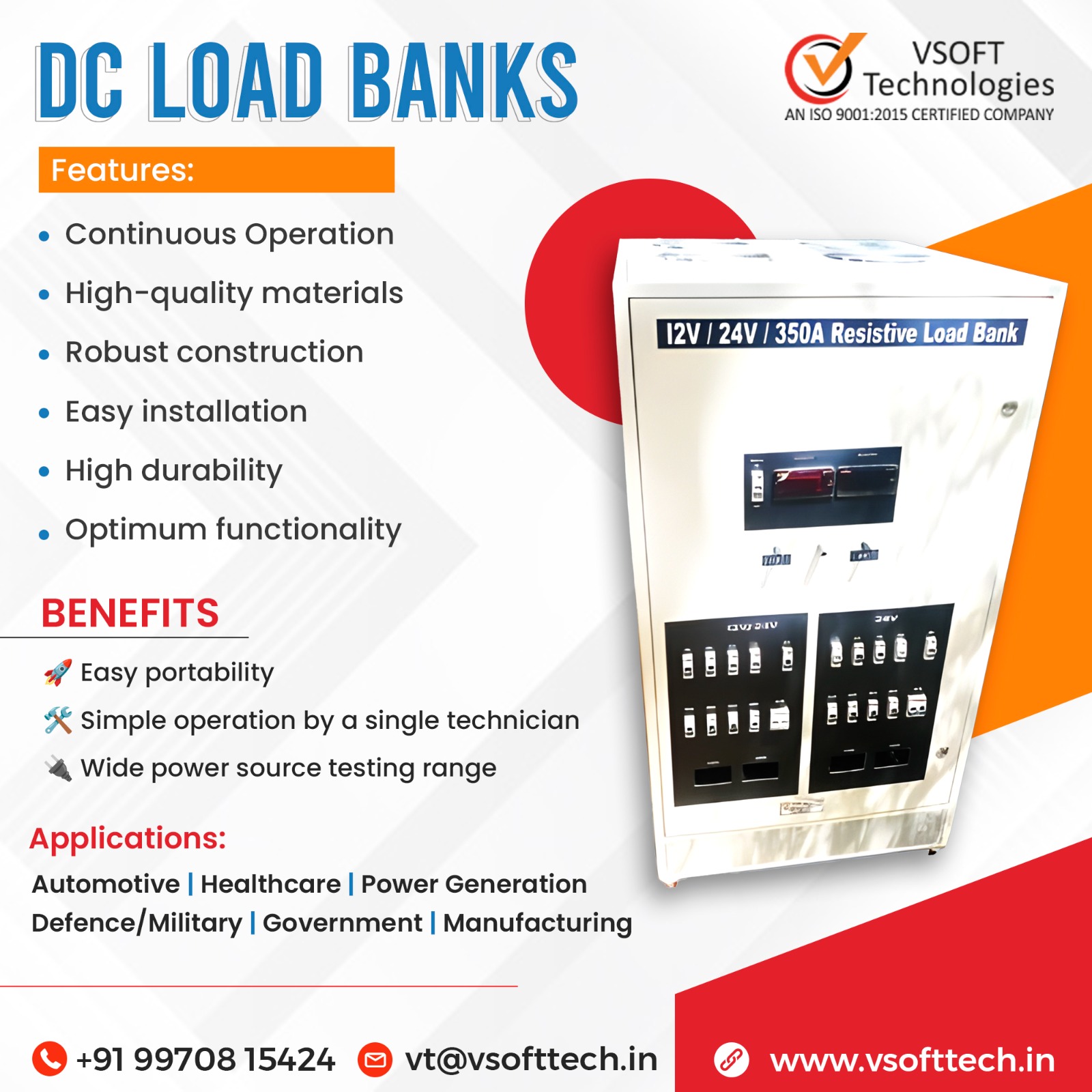 Innovative DC Resistive Load Banks in Pune - Maharashtra - Pune ID1539814