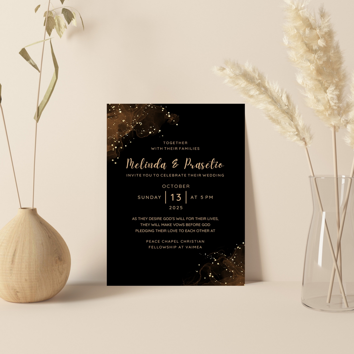 Single Sheet Wedding Invitations  Custom Wedding Cards Onli - North Carolina - Charlotte ID1611512