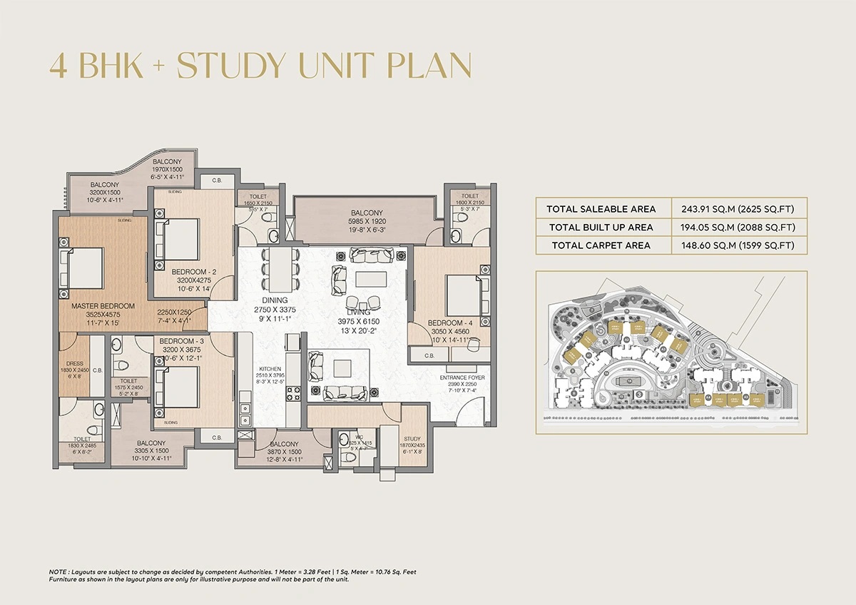34 BHK Apartments in Greater Noida West   Eternia Residenc - Uttar Pradesh - Noida ID1613821 2
