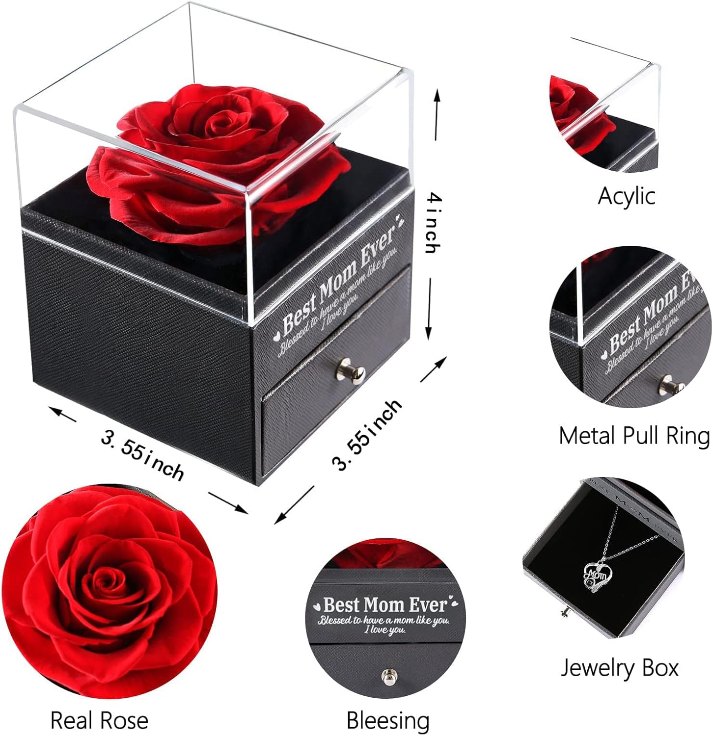 U UQUI Valentines Day Gift for Mom  Preserved Rose Gifts - New York - Albany ID1595289 2