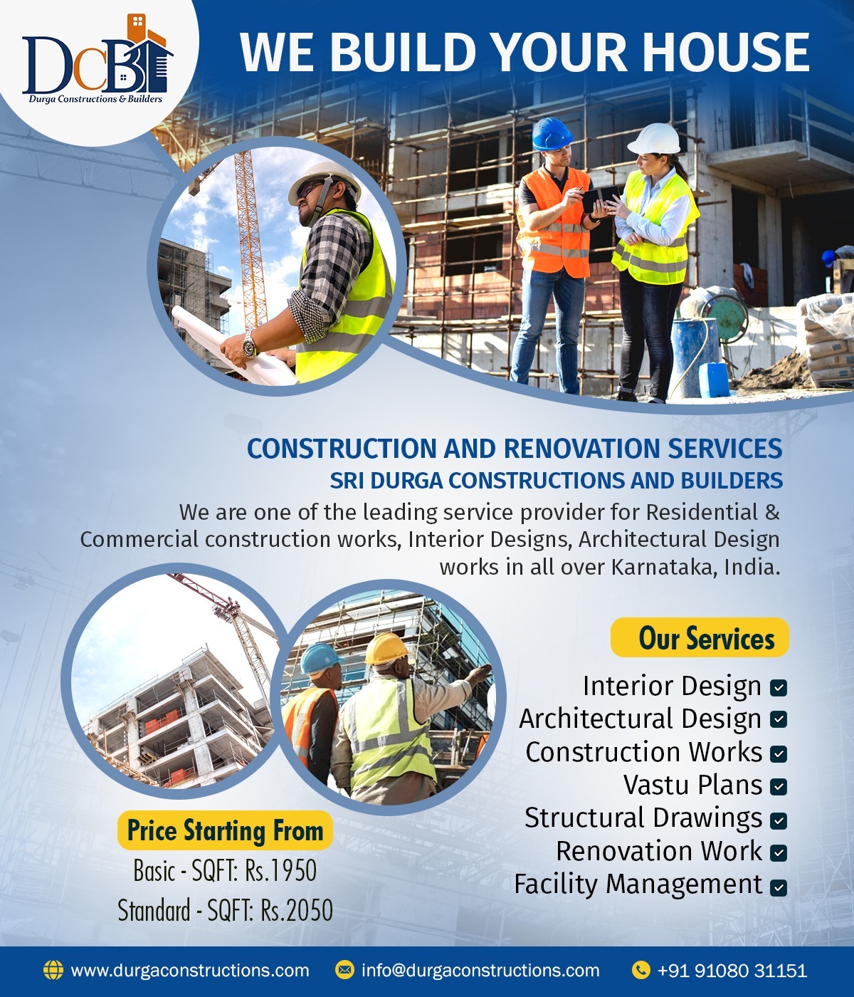 Building Contractors In Yelahanka New Town Bangalore - Karnataka - Bangalore ID1552464