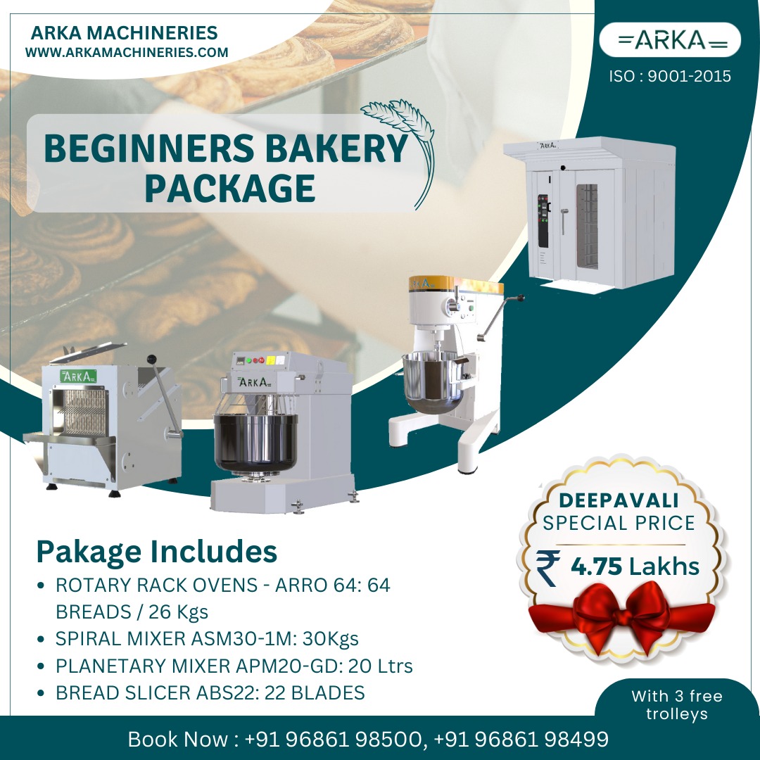  Bakery Equipment Manufacturers  ARKA Machineries - Karnataka - Bangalore ID1512789