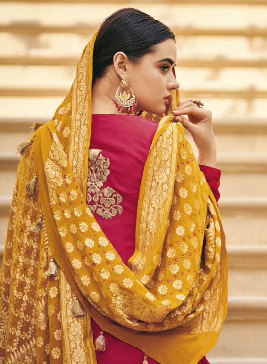Buy Now Elegance Redefined with Maheshwari Silk Zari Embroi - Maharashtra - Mumbai ID1521410 3