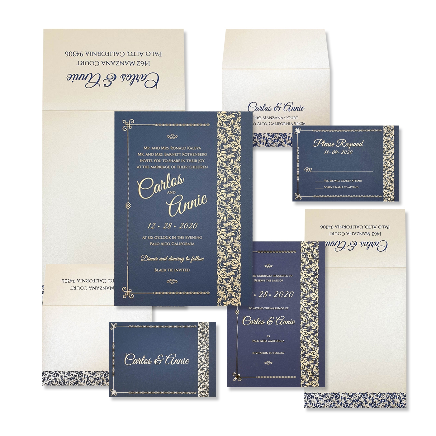 Affordable Wedding Invitation Suites  Elegant  Customizabl - Georgia - Atlanta ID1588670 2