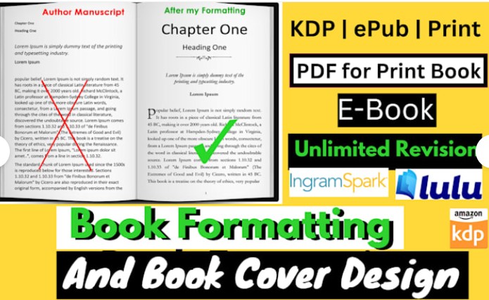 I will do professional amazon KDP book formatting for ebook  - California - Anaheim ID1617079