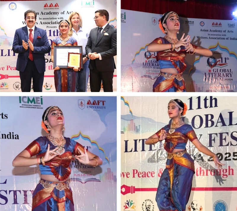 Kuchipudi Dance Recital by Drisha Trehan Mesmerizes Audience - Uttar Pradesh - Noida ID1616814