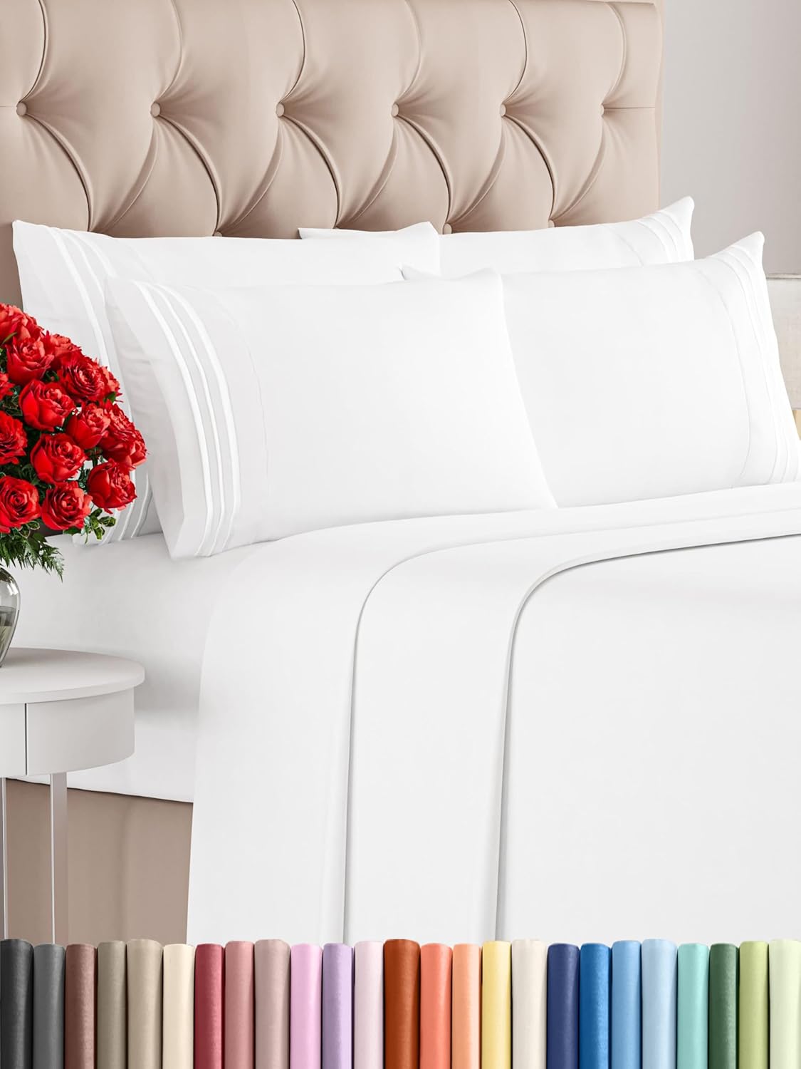 King 6 Piece Sheet Set  Comfy Breathable  Cooling  Hotel - New York - New York ID1596122 2