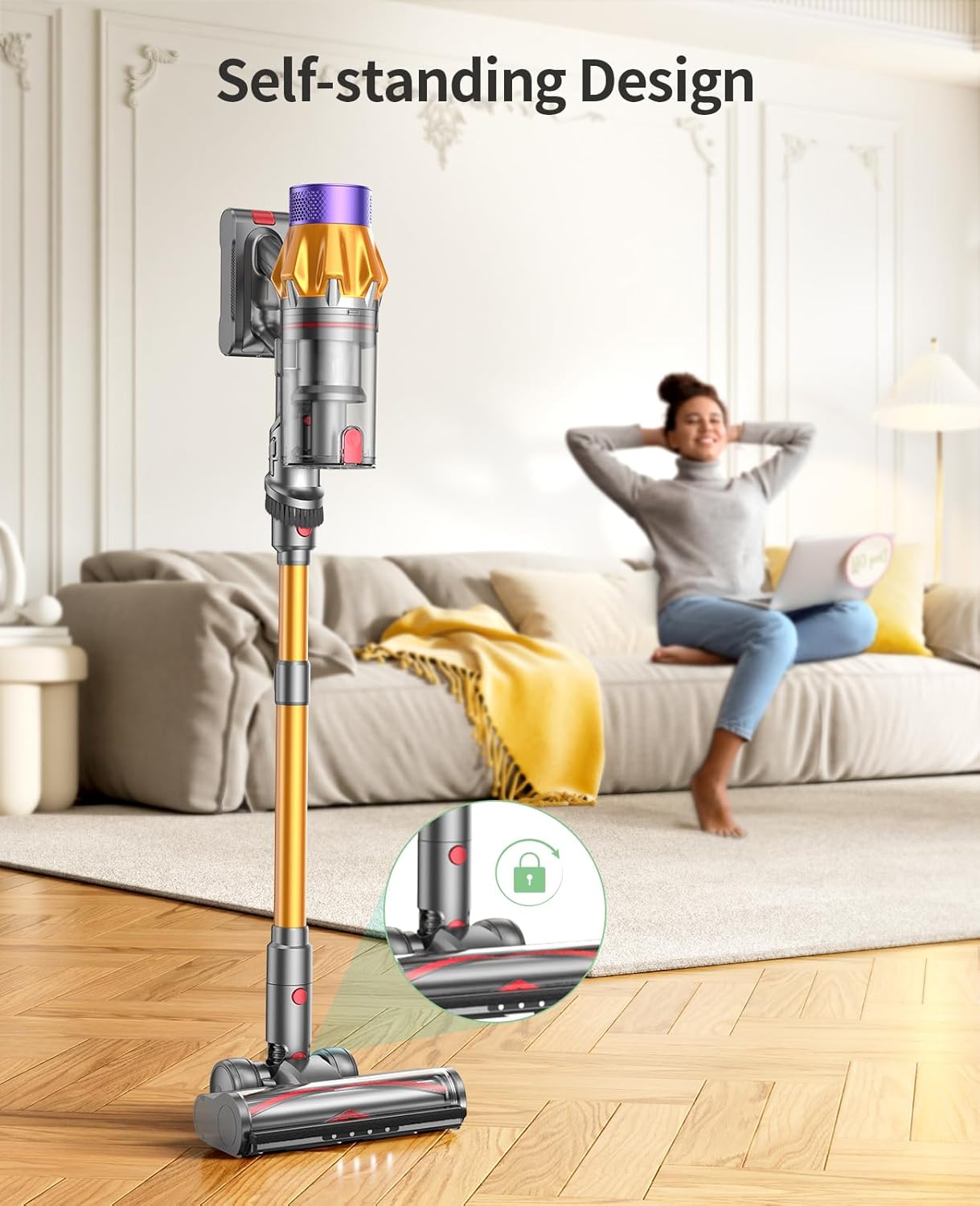 Cordless Vacuum Cleaner 550W 45KPA 60Mins Cordless Stick  - New York - Albany ID1595715 4