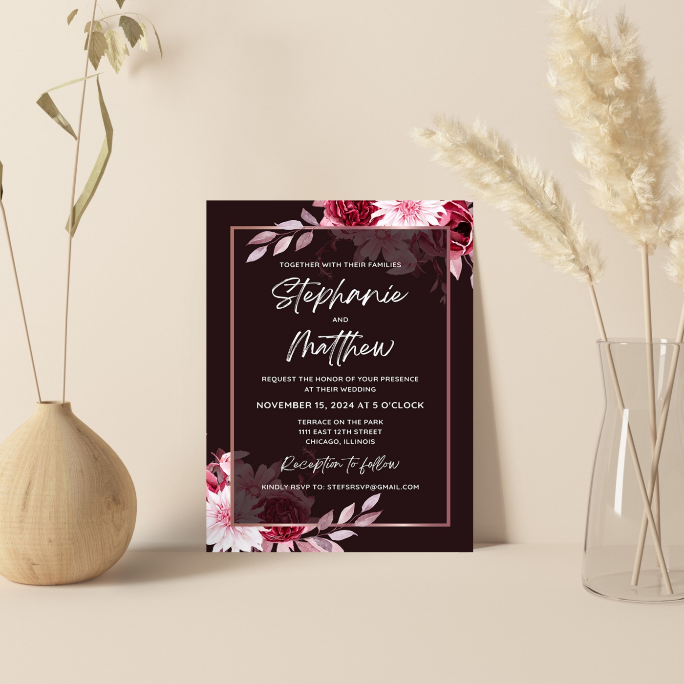 Modern Wedding Invitations  IndianWeddingCards - New Jersey - Jersey City ID1602197 3