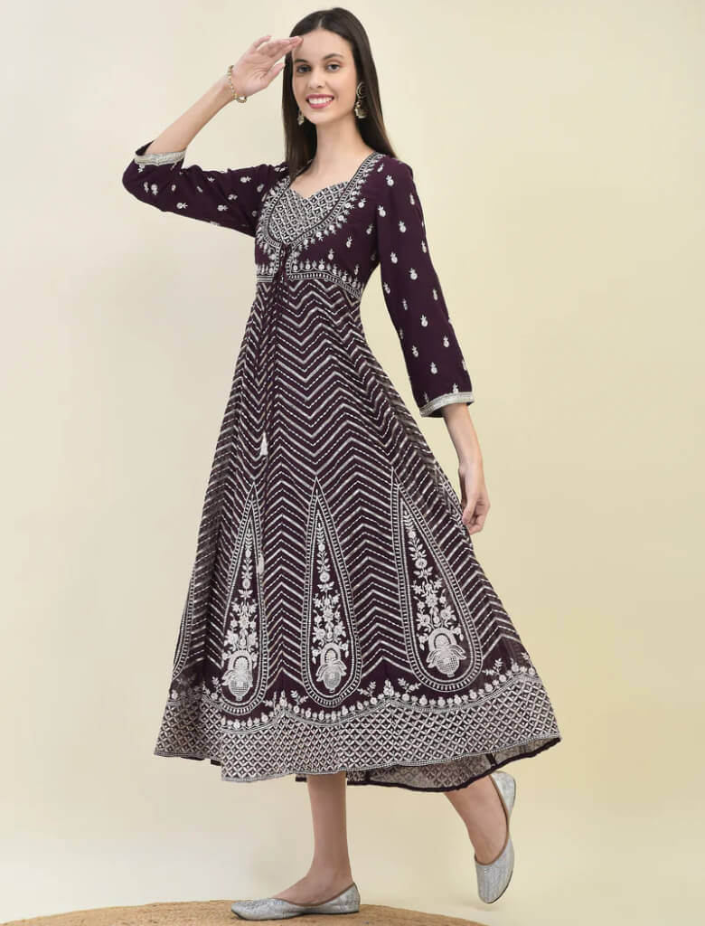 Stylish  Affordable ALine Ethnic Dresses  BySHREE - Delhi - Delhi ID1610445