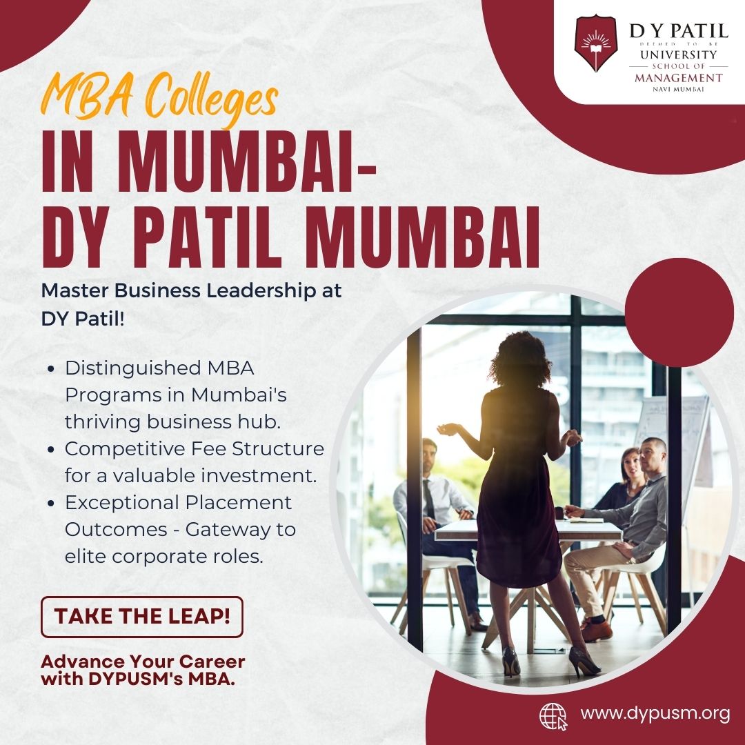 Leading MBA College in Mumbai  DY Patil University - Maharashtra - Navi Mumbai ID1522108