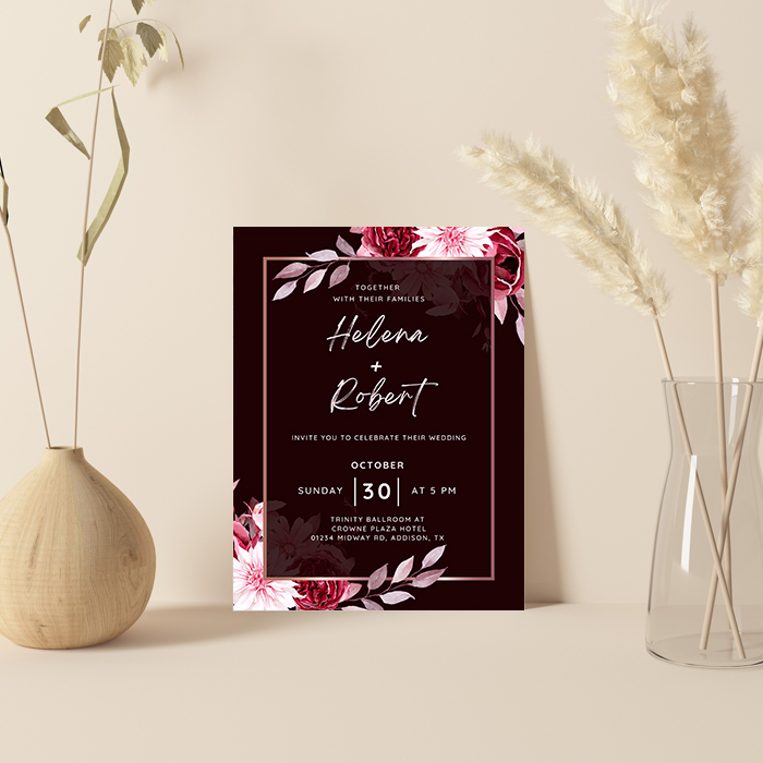 HighQuality Single Sheet Invitations  Custom Cards Shimme - New Jersey - Jersey City ID1586441 2