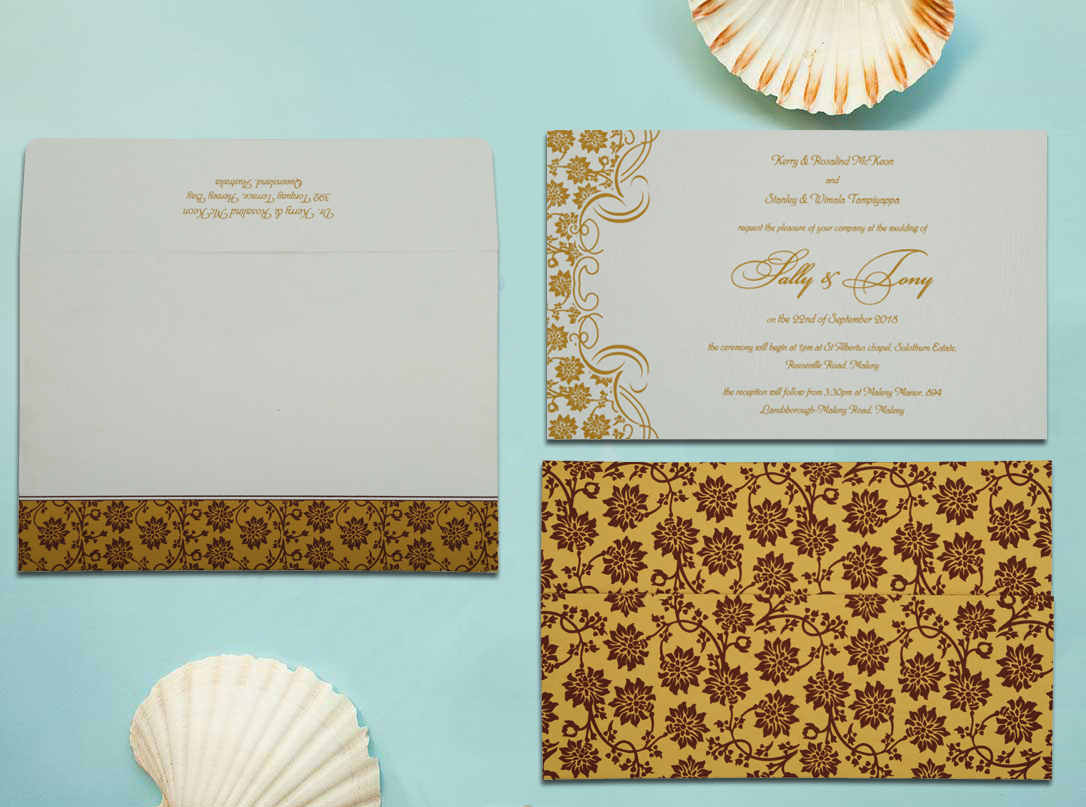 All in One Wedding InvitationsConvenient and Elegant Design - New Jersey - Jersey City ID1592312