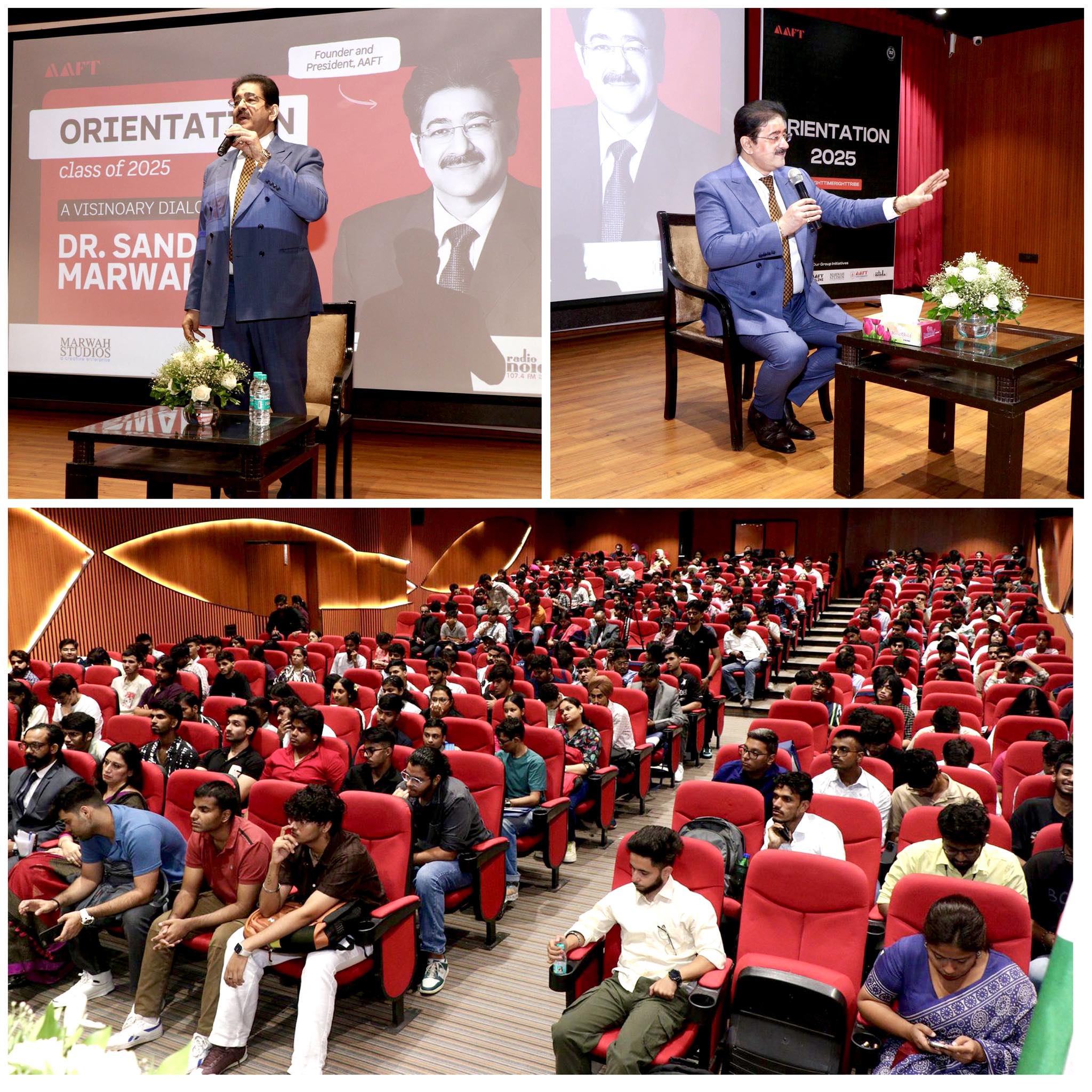 Sandeep Marwah Inspires Students as He Opens New Batch of AA - Delhi - Delhi ID1614643