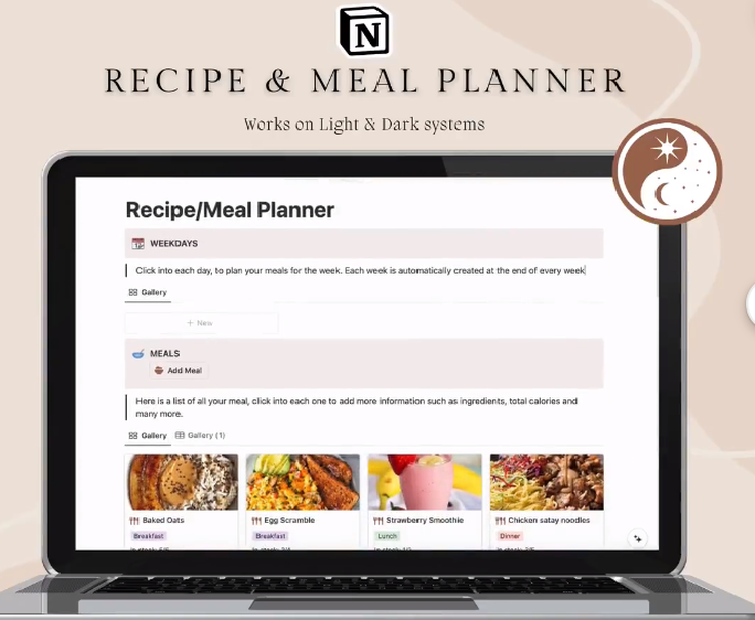 Buy Template Notion Meal Planner - New York - New York ID1519024 2