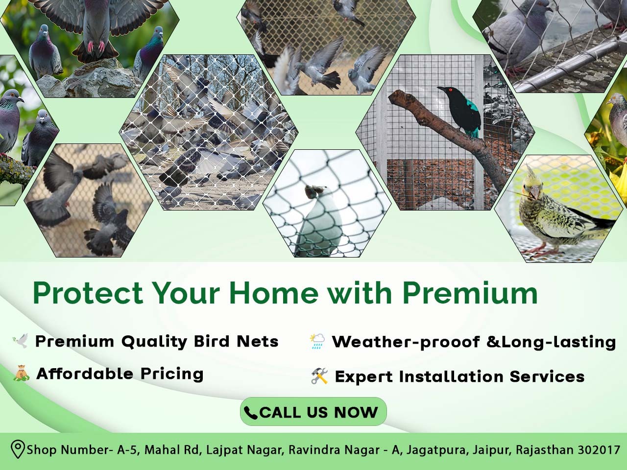 Secure Your Balcony with Invisible Grill Safety Nets Jaipur - Rajasthan - Jaipur ID1616843