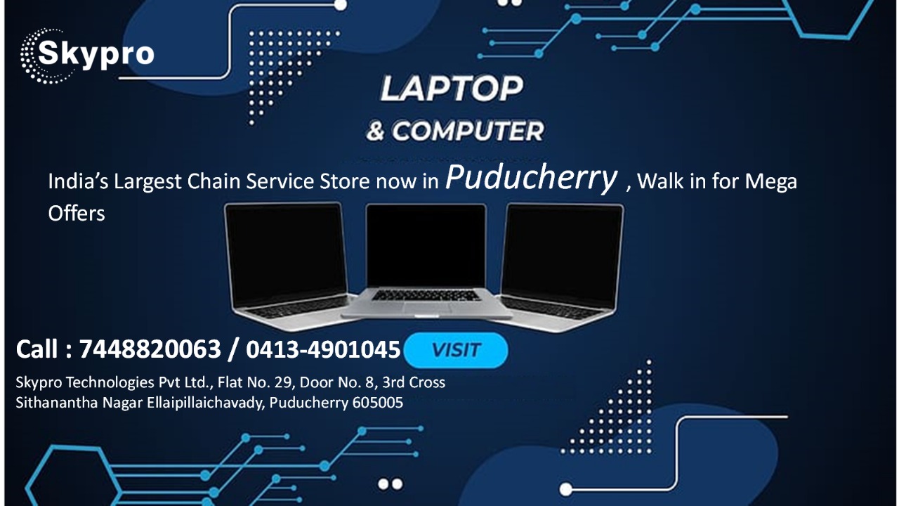 Authorized Service Center SkyproTechnologies Pvt Ltd - Pondicherry - Pondicherry ID1606162