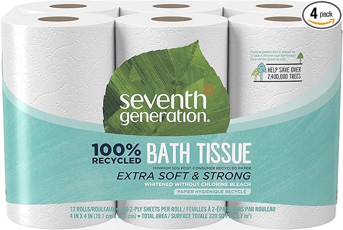 Seventh Generation Toilet Paper Recycled Bath Tissue 4 - New York - Albany ID1555660