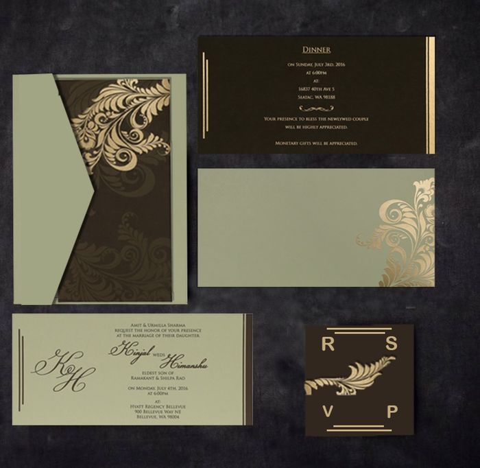 Hindu Wedding Invitation  For Every Sacred Ceremony - Missouri - Saint Louis ID1607218