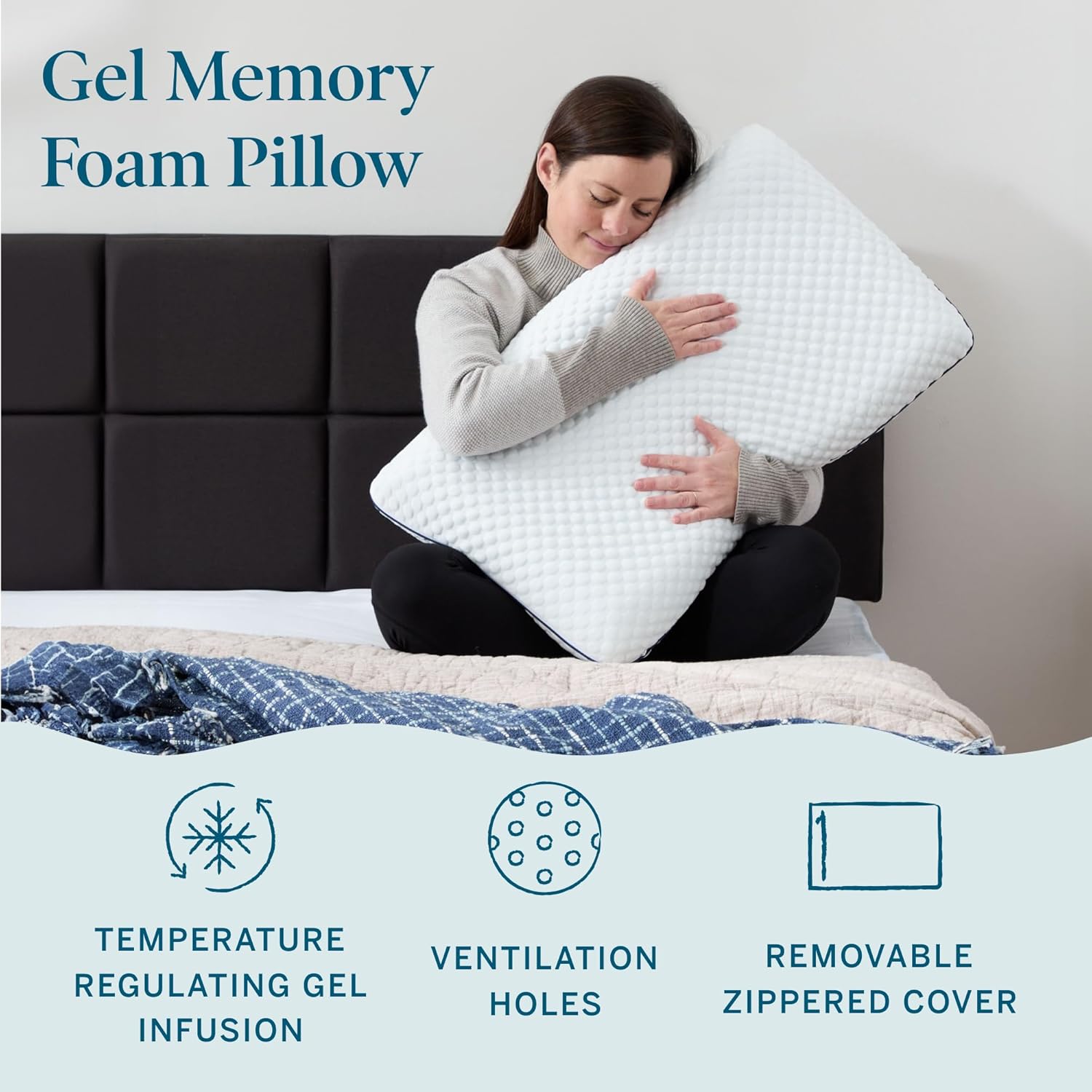 WEEKENDER Gel Memory Foam Pillow - New York - New York ID1596500 2