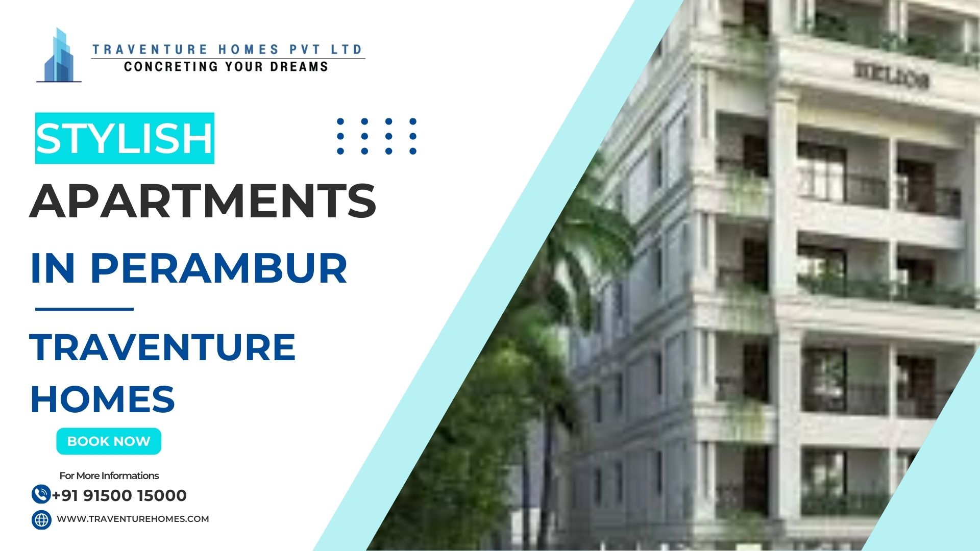 3 BHK Apartments in Chennai  Traventure Homes - Tamil Nadu - Chennai ID1597078