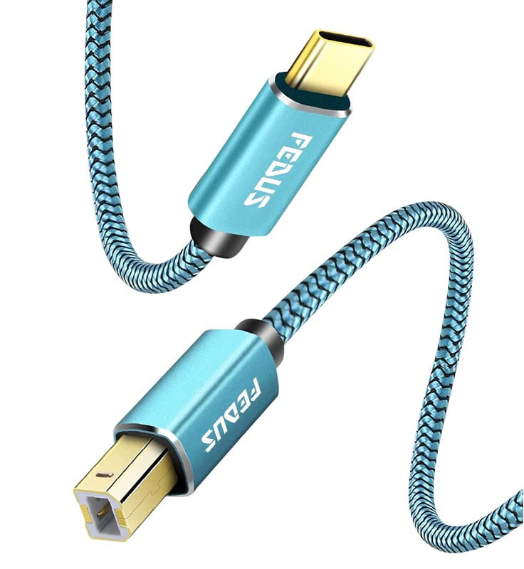 FEDUS USB TypeC To Printer Cable Gold Plated Nylon Braided - Delhi - Delhi ID1532016