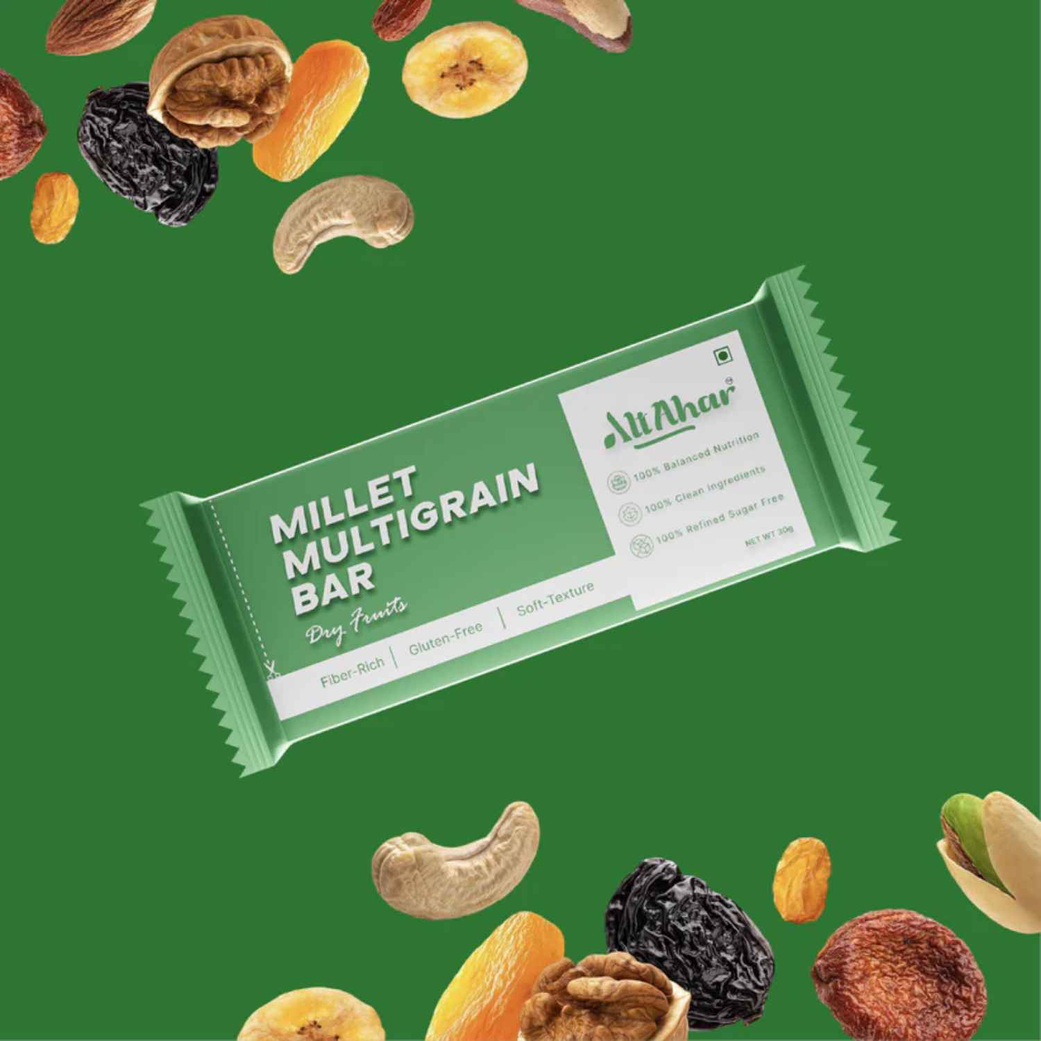 Millet Multigrain Bar Dry Fruits Pack of 6 - Delhi - Delhi ID1613812