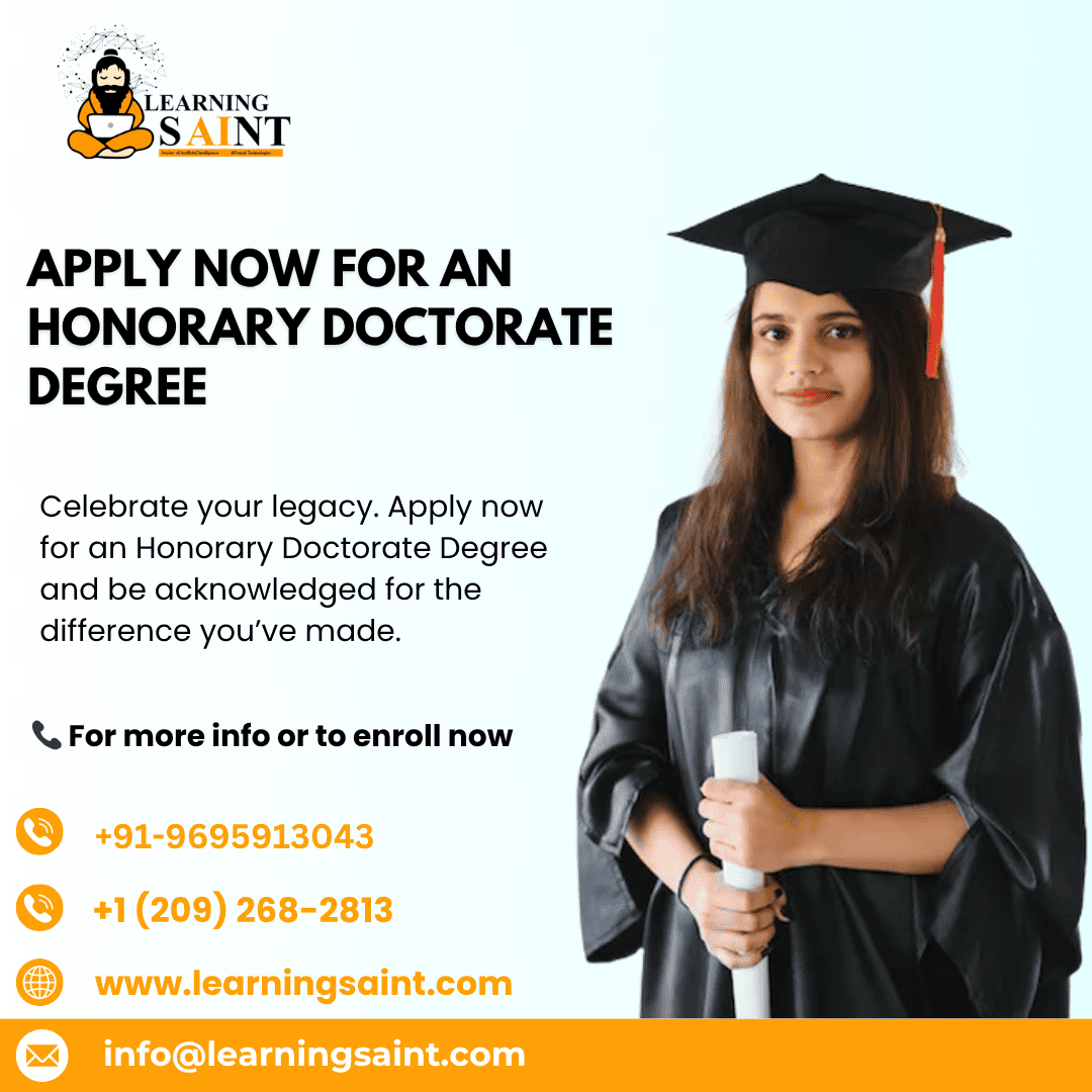 Apply Now for an Honorary Doctorate Degree  Recognize You - Delaware - Wilmington ID1606343