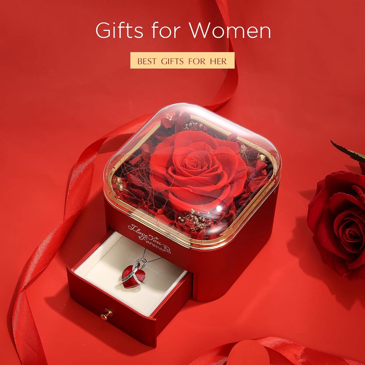 EleShow Preserved Real Red Rose Forever Flowers Gifts - New York - Albany ID1595113 3