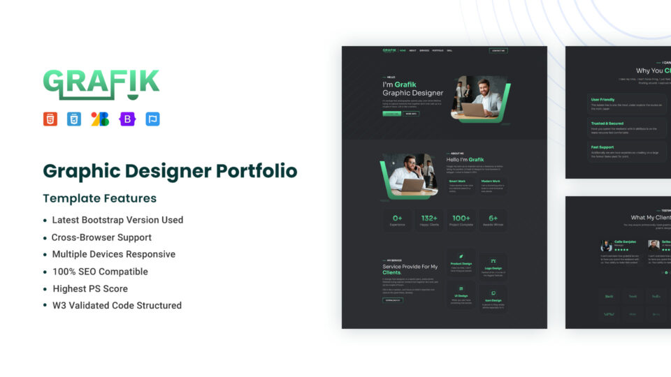 Launch Your Portfolio with a Graphic Designer Portfolio Temp - New Jersey - Jersey City ID1613366