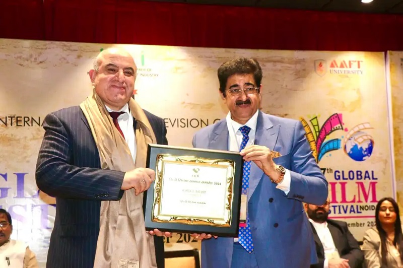 HE Ali Achoui Ambassador of Algeria to India Honored wit - Delhi - Delhi ID1591771