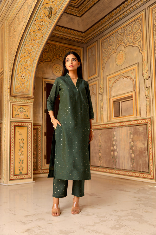 Shop Online Exclusive Mehandi Dress for Women by Asrumo - Rajasthan - Jaipur ID1590369