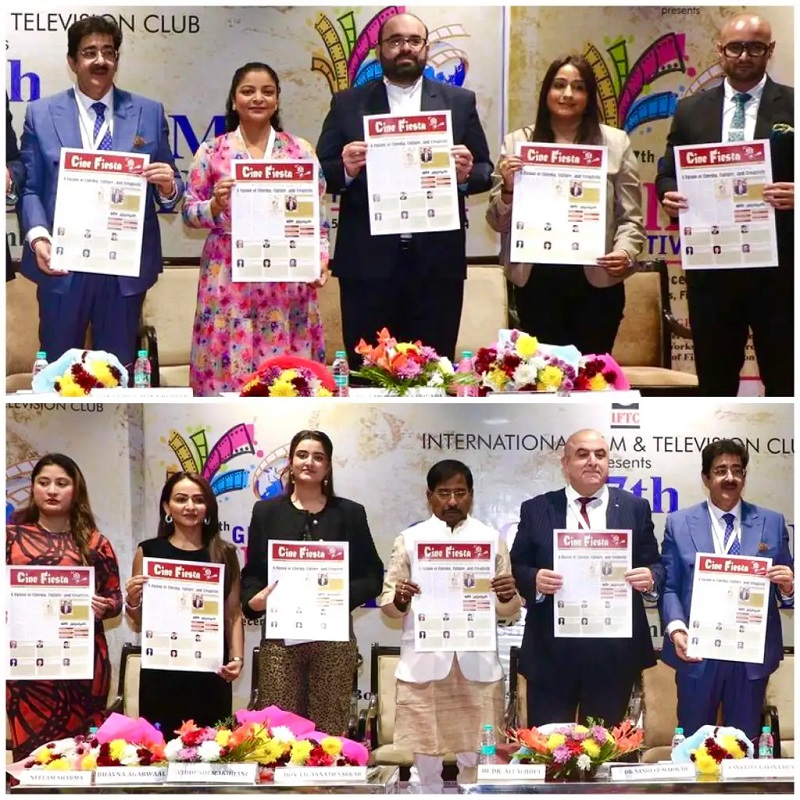 Newsletter Cine Fiesta Released During the 17th Global - Delhi - Delhi ID1591060