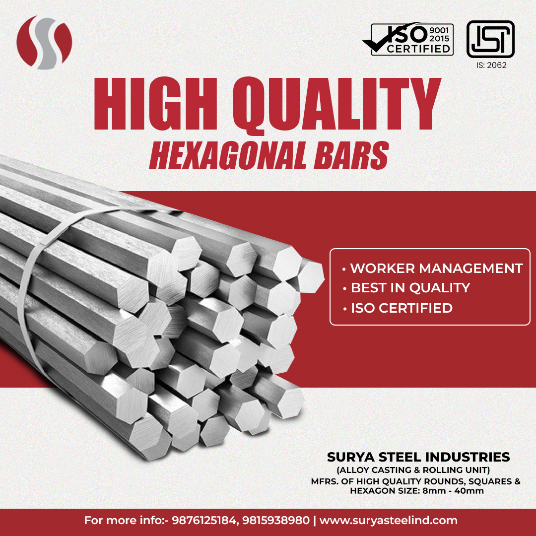 Your Trusted Hexagonal Bar Manufacturer for Quality Steel Pr - Punjab - Pathankot ID1587703