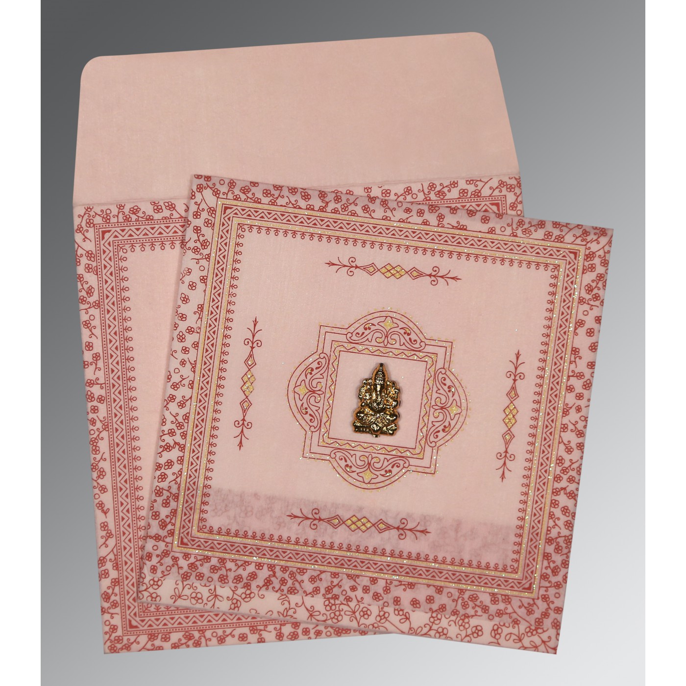 Screen Printed Wedding Invitations  Custom  Elegant Design - Massachusetts - Boston ID1596623 3