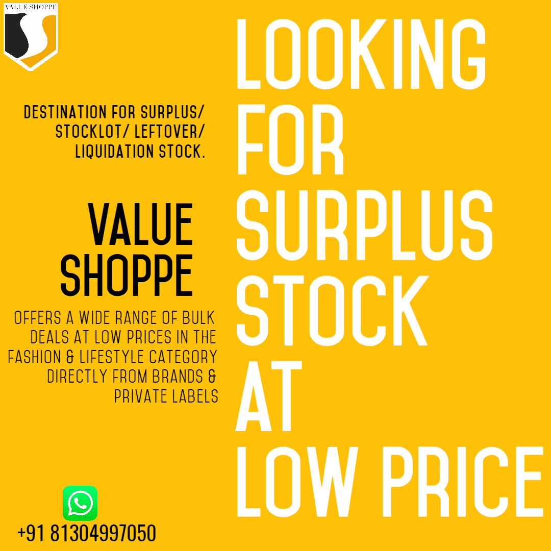 ValueShoppe Your OneStop Shop for Branded Surplus Stock at - Haryana - Gurgaon ID1540208 3