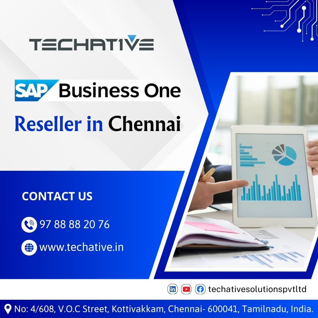 SAP Business One Reseller in Chennai - Tamil Nadu - Chennai ID1604352