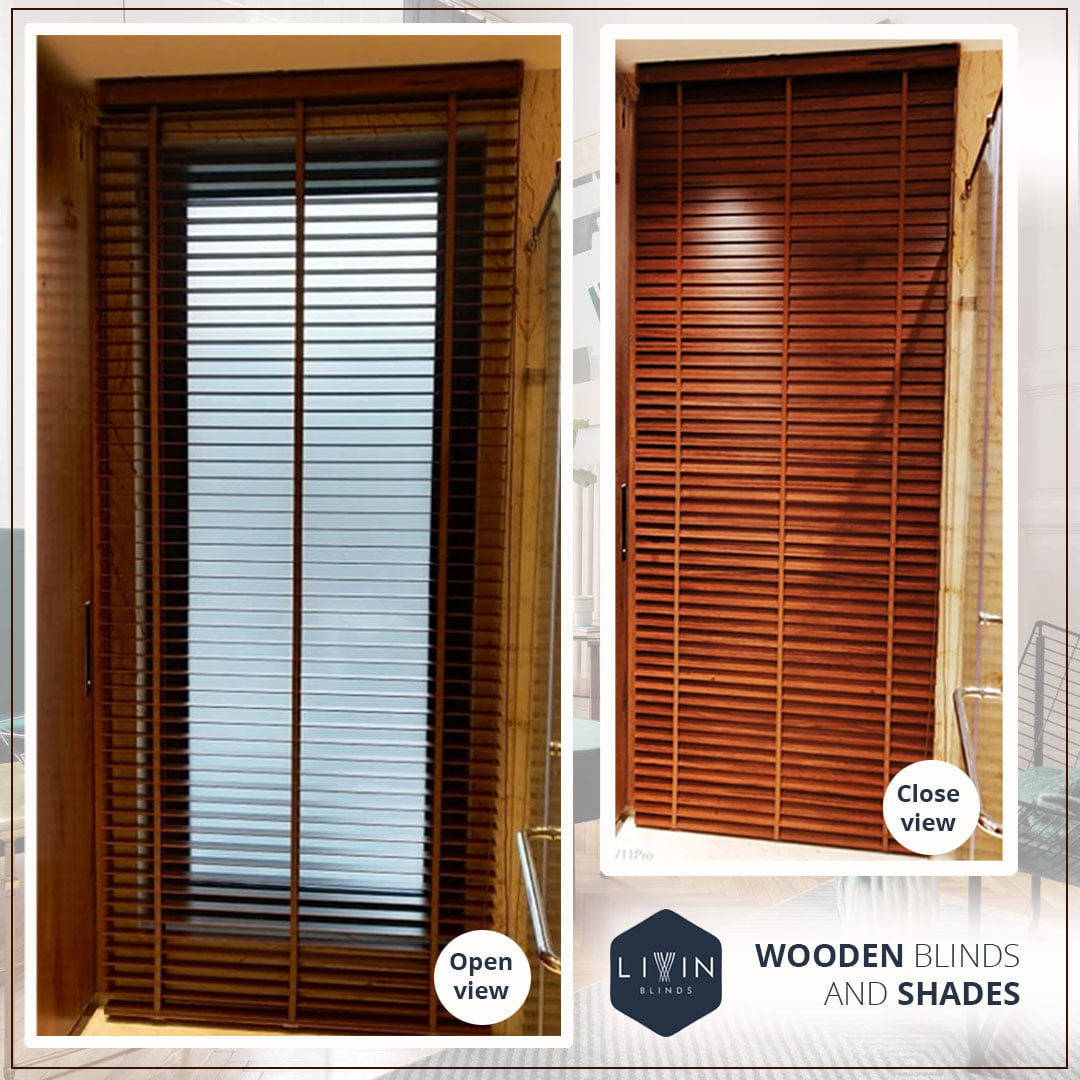 Livin Blinds Elegant Wood Blinds for Windows - Delhi - Delhi ID1586484