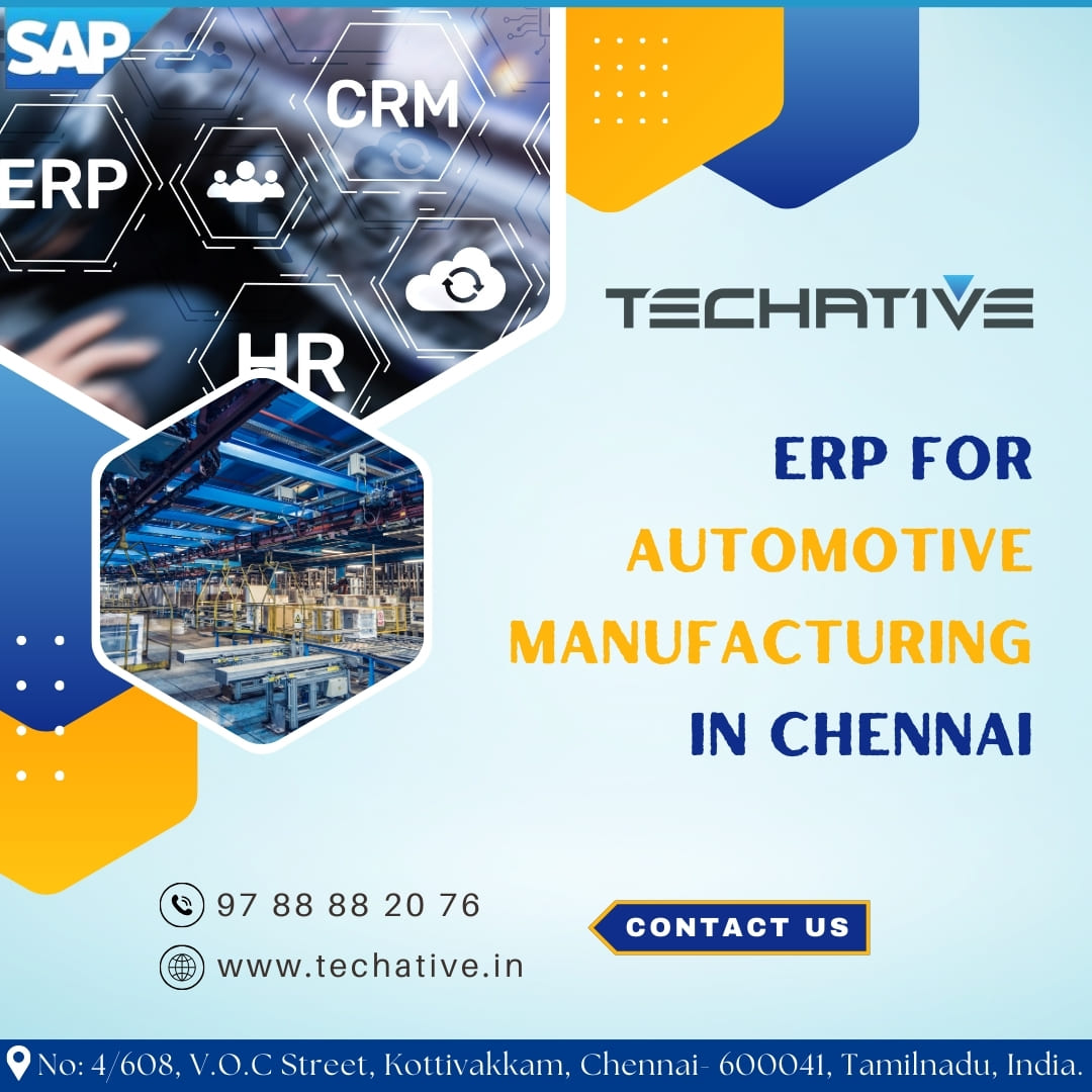 ERP Software for Automotive Industry in Chennai - Tamil Nadu - Chennai ID1604625 1