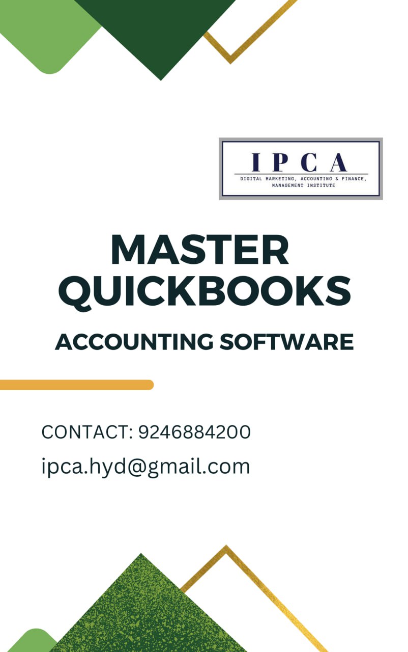 Master QuickBooks Software Training - Andhra Pradesh - Secunderabad ID1618738