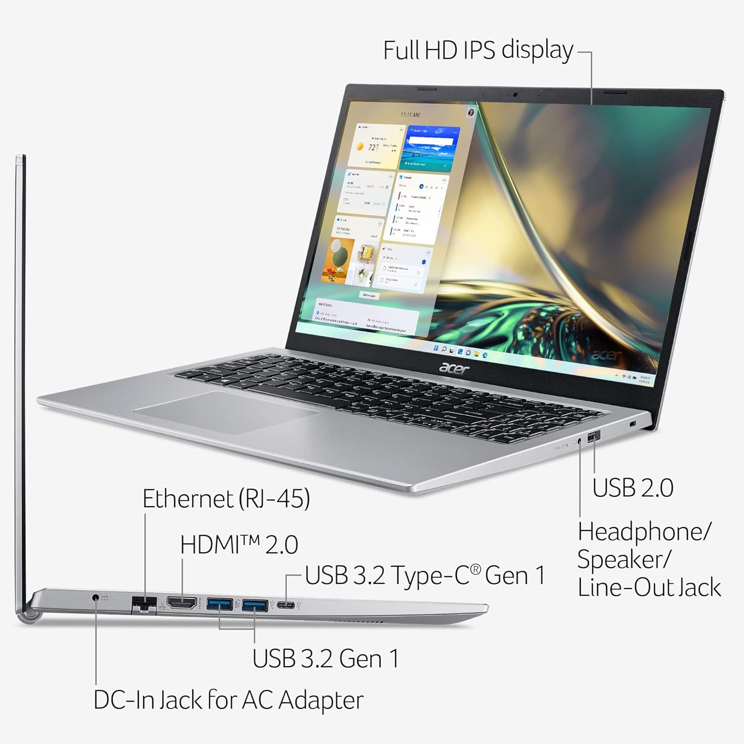 Acer Aspire 5 A51556347N Slim Laptop  156 Full HD IPS D - Alaska - Anchorage ID1535935 2